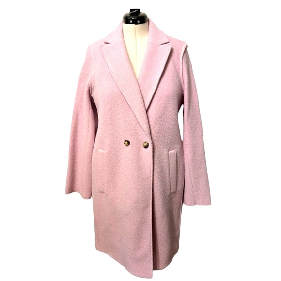 J.Crew Daphne Italian felted wool topcoat coat size 14 - Picture 4 of 13